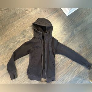 Lululemon Scuba Hoodie Full Zip Jacket (black - size 4)